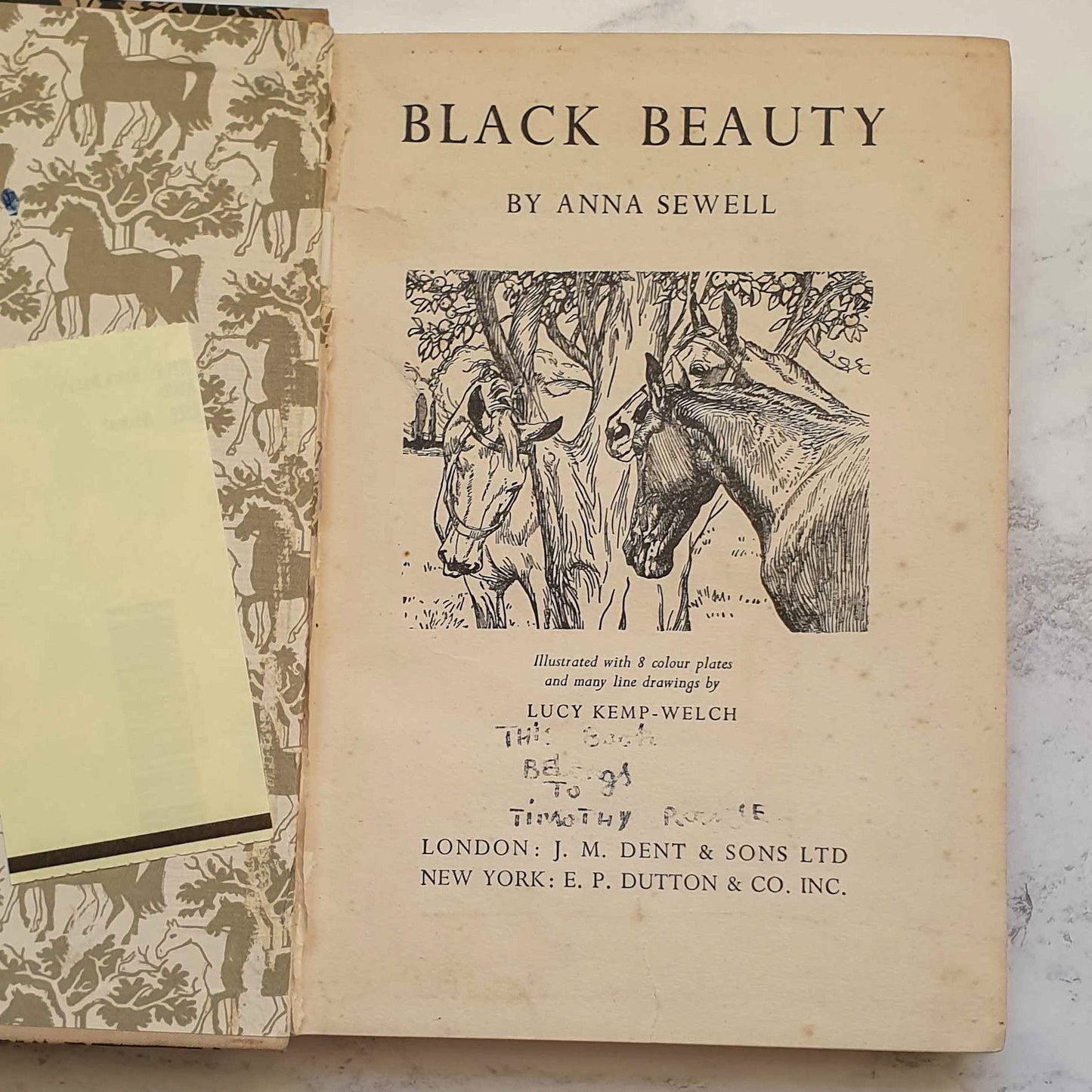 Black Beauty 1952 Antique Edition