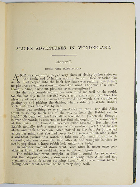 Alice in Wonderland Rare Antique Edition