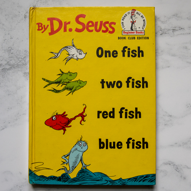 One Fish Two Fish Red Fish Blue Fish Vintage Edition