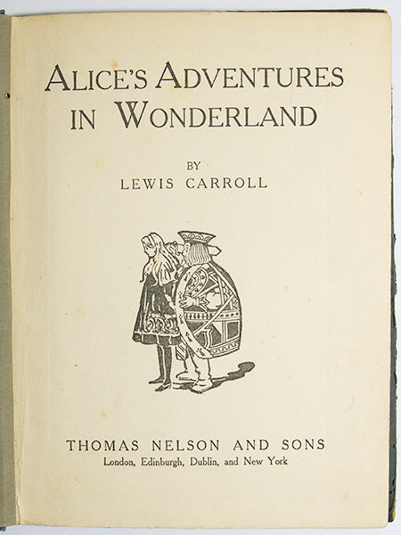 Alice in Wonderland Rare Antique Edition