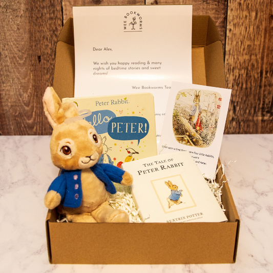 Personalised Peter Rabbit Book & Toy Gift Box