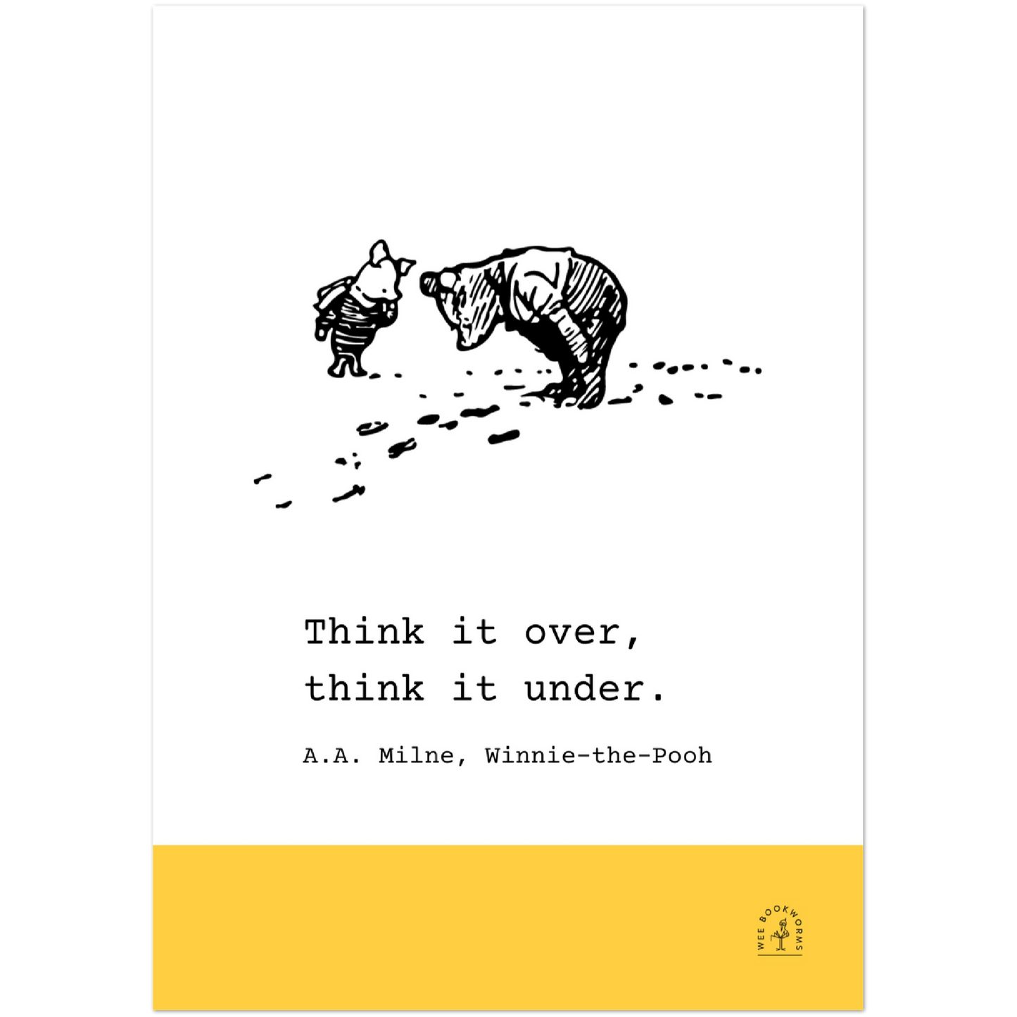 Winnie-the-Pooh Poster - Think